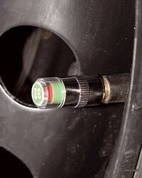 4 Valves de Pneu Manomètre 2,07 Bar
