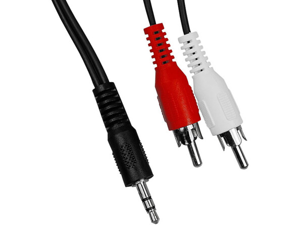 Câble audio jack / cinch - 3m Goobay