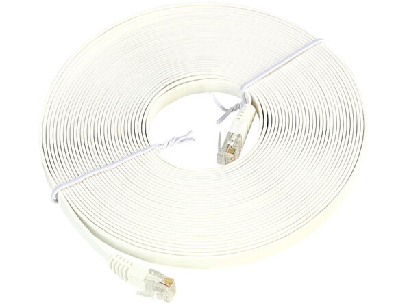 Câble réseau plat Cat5E UTP - 10 m