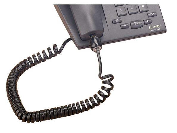 Système anti-enroulement pour câble spiralé