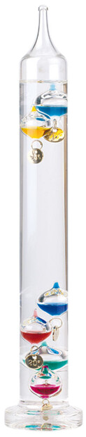 Thermomètre en verre Galileo modèle classique de la marque Pearl