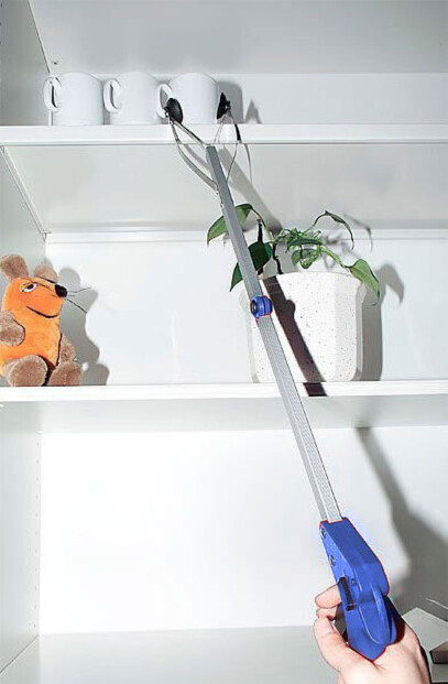 Le bras aggripeur est ideal pour saisir des objets en hauteur