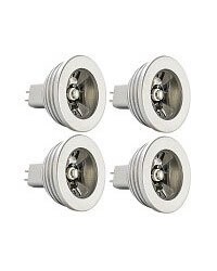 4 Ampoules Led 3 W Gu5.3 Blanc Froid