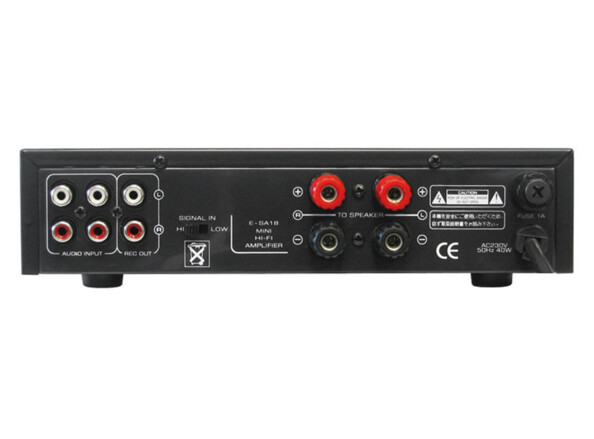 Amplificateur stéréo E-SA18 - Noir