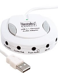 Carte Son Externe 5.1 USB Hercules