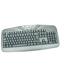 Clavier Multimedia Gris