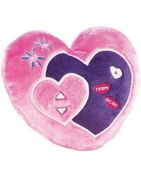 Coussin Radio En Forme de Cœur