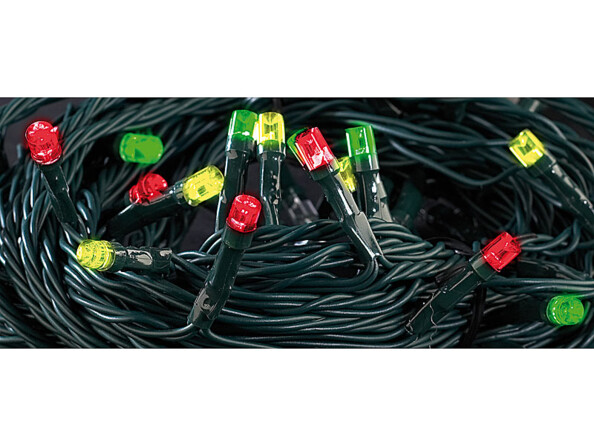 Guirlande solaire 50 LED multicolores