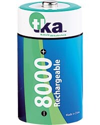 TKA Accu Nimh Type D, 8 000 Mah