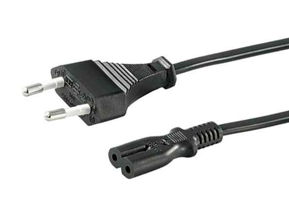 cable alimentation secteur bipolaire 150 cm plat c7 ideal playstation 1 2 3 4