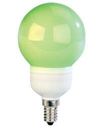 Ampoule 24 LED E14 vert