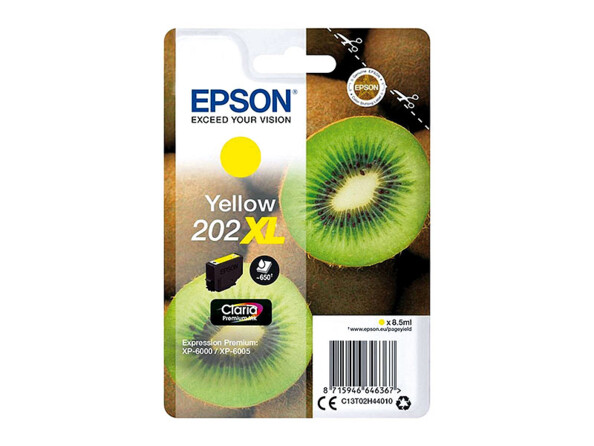 Cartouche originale Epson T02H4 (No.202XL) - jaune