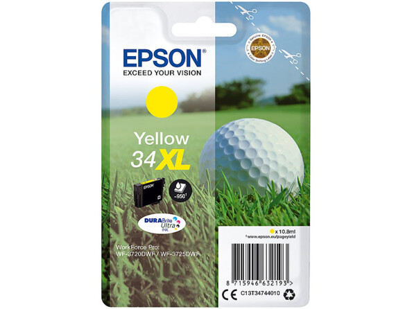 Cartouche originale Epson T3474 (No.34XL) - jaune