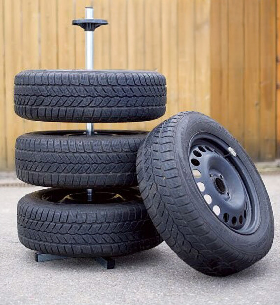 Support de rangement pour jantes et pneus de voiture XXL jusqu'à 295 mm