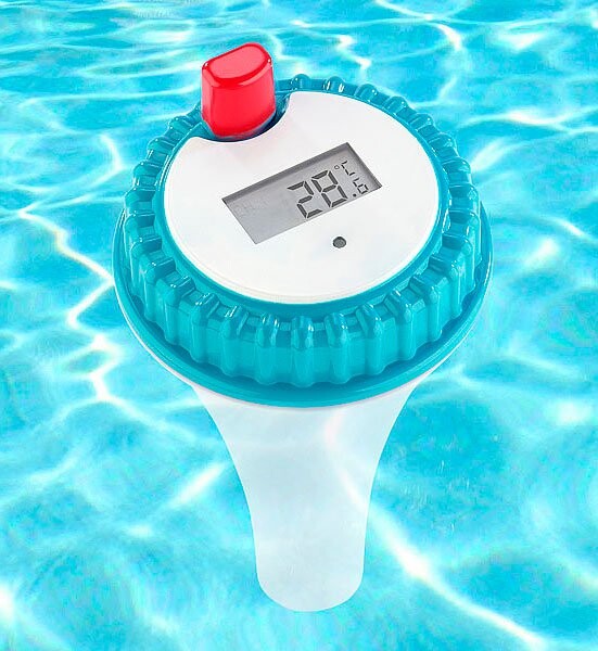 Le Thermomètre Mesure La Température De L'eau Photo stock - Image