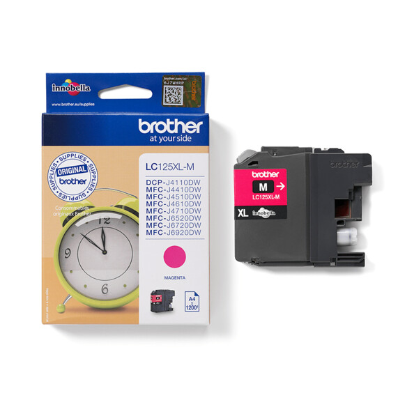 Cartouche originale Brother LC-125XLM - magenta