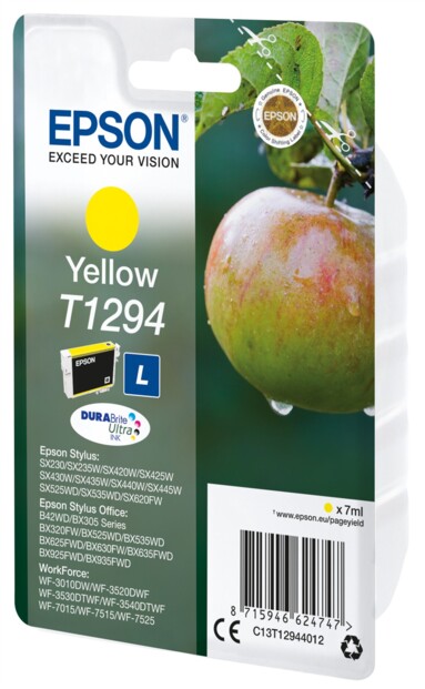 Cartouche originale Epson T1294 - jaune - L