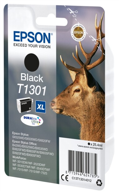 Cartouche originale Epson T1301 - noir - XL