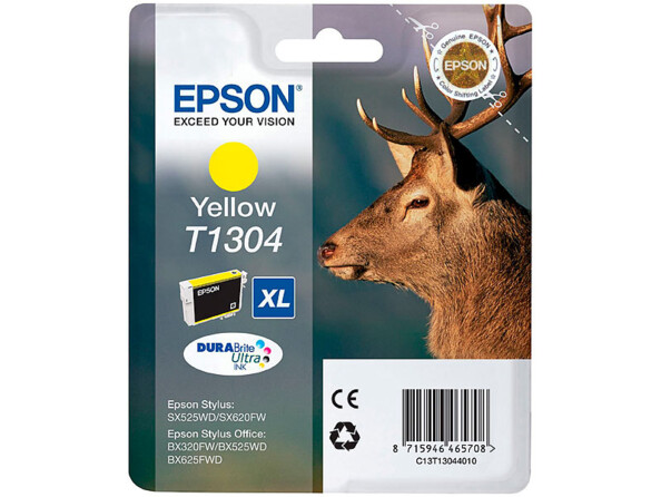 Cartouche originale Epson T1304 - jaune - L