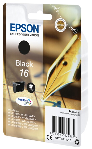 Cartouche originale Epson T1621 - noir