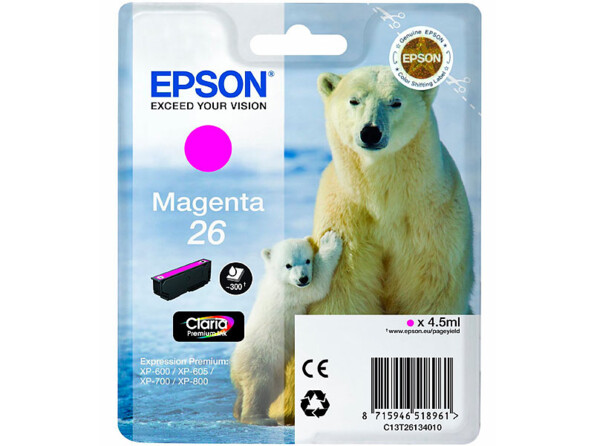 Cartouche originale Epson T2613 - magenta