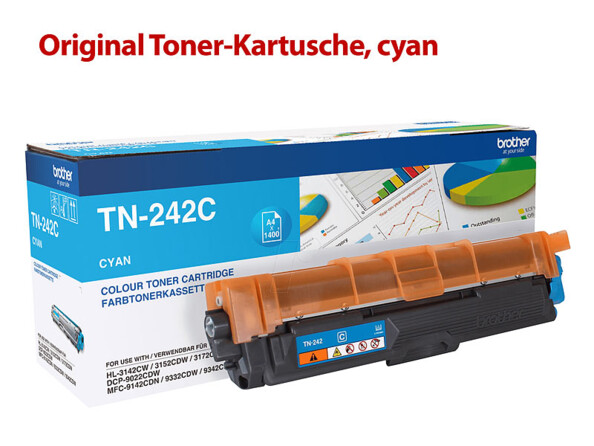 Toner original Brother TN-242C - cyan