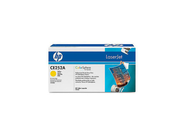 Toner original HP CE252A - jaune