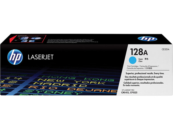 Toner original HP CE321A (No.128A) - cyan