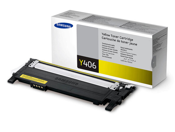 Toner original Samsung CLT-Y406S - jaune