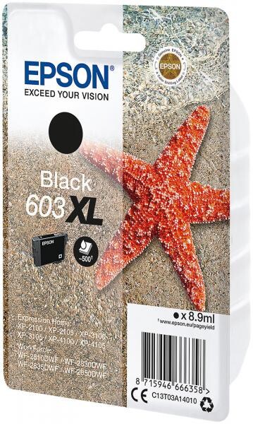 Cartouche d'origine 603XL C13T03A14010, noir, 8,9 ml