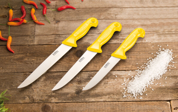 Set de 3 couteaux de boucher 6"/7"/8" en acier de Solingen