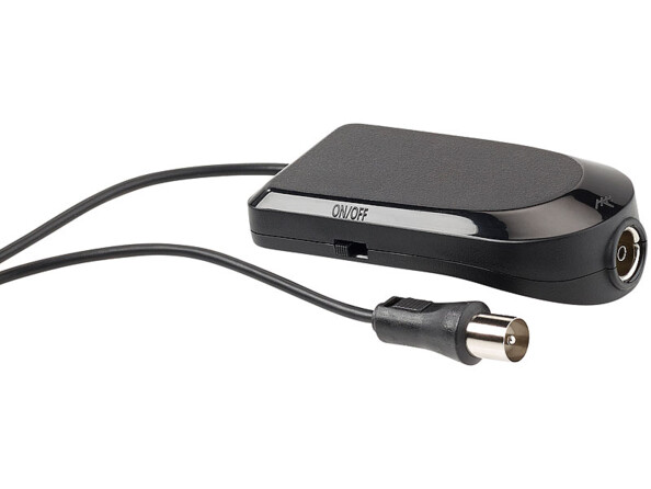 Antenne TNT/TNT2 active pour réception Full HD