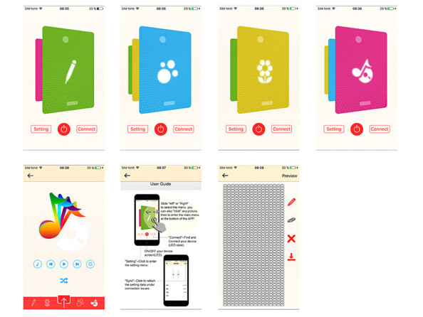 application modification texte batterie de secours LED revolt pbw75