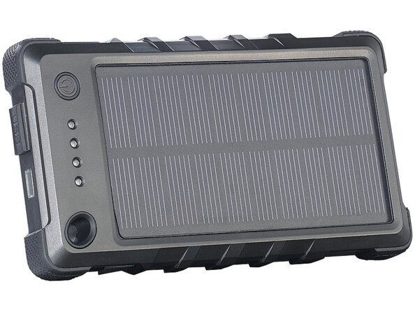 Batterie de secours solaire 4000 mAh ''PB-40.s'' ultra-résistante