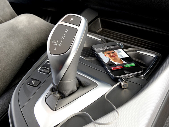 Câble de connexion AUX avec fonction mains libres pour autoradio