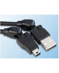 Cable USB 3D Spirale à M/Mini M