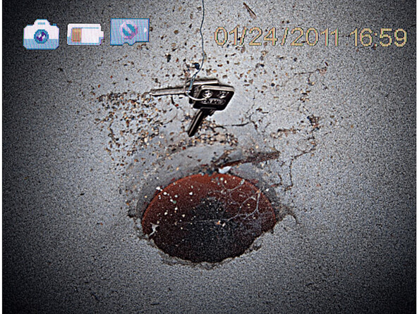 Caméra endoscopique HD avec écran TFT & col de cygne - 5m