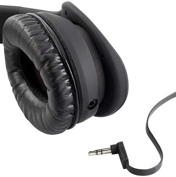 Casque audio pliable - noir