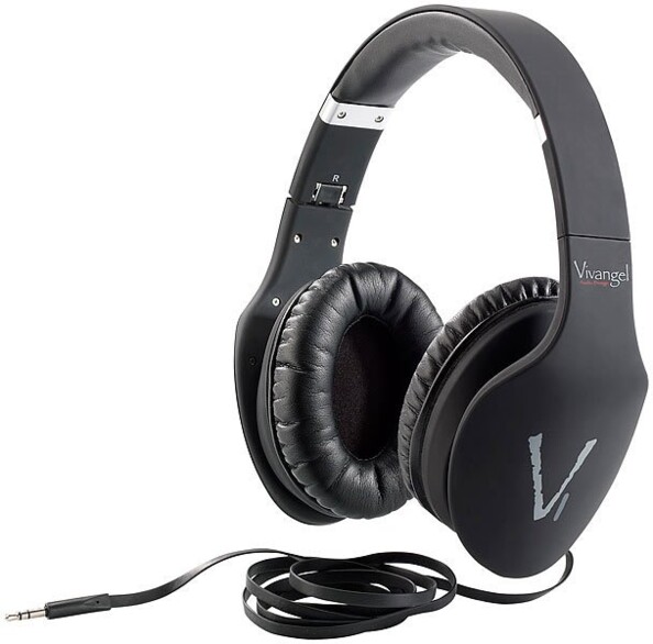 Casque audio pliable - noir