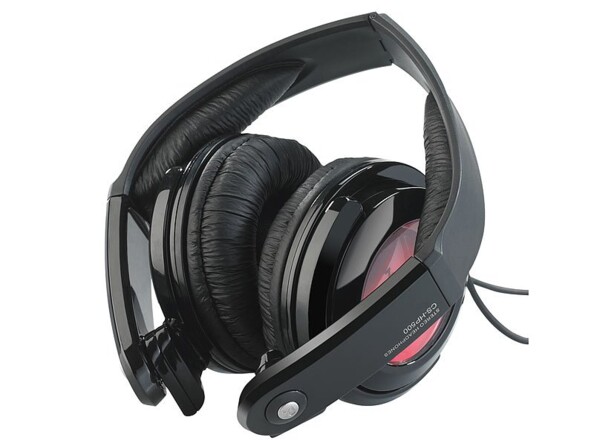 Casque Hi-Fi ''CS-HP500'' noir/rouge