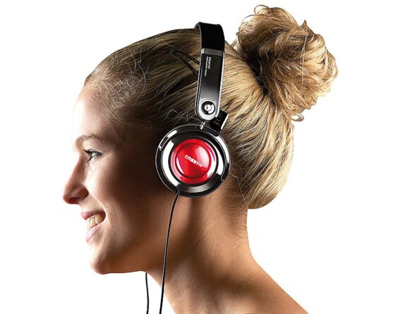 Casque Hi-Fi ''CS-HP500'' noir/rouge