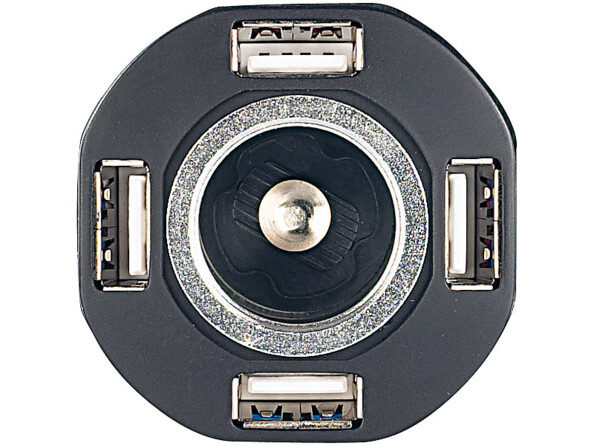 Chargeur 4 ports USB allume-cigare 12V - 1A