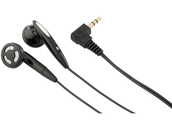 paire de mini ecouteurs audio filaires simples basiques petit prix moins de 4 euros pearl