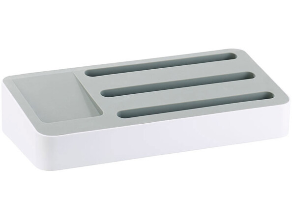 Support pour appareils mobiles avec emplacement batterie + Chargeur USB 5 ports