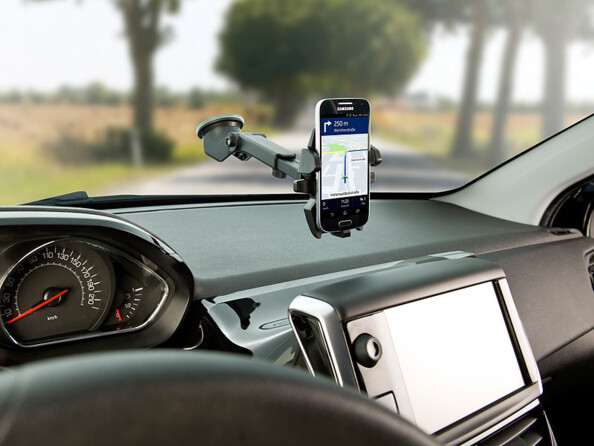 support ventouse pare brise avec bras extensible distance reglable pour iphone et android