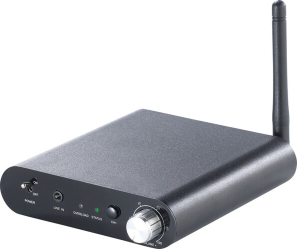 Système de transmission audio sans fil avec amplificateur