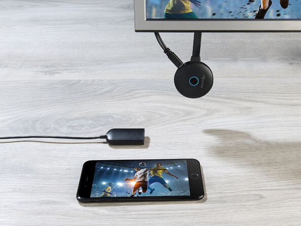 2 adaptateurs HDMI 4K avec Miracast, AirPlay, DLNA MMS-3000