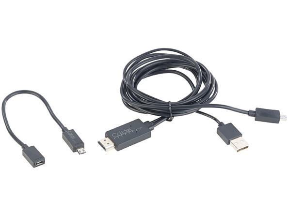 Adaptateur MHL/HDMI pour transmission vidéo Full HD et audio 7.1
