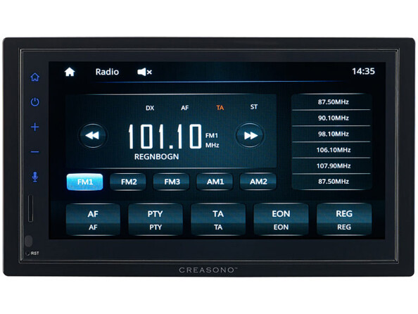 Autoradio 2 DIN tactile avec fonction mains libres CAS-5025.acp