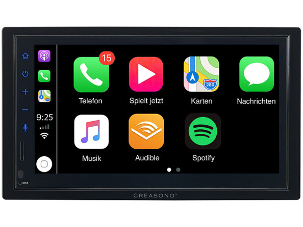 Autoradio 2 DIN tactile avec fonction mains libres CAS-5025.acp